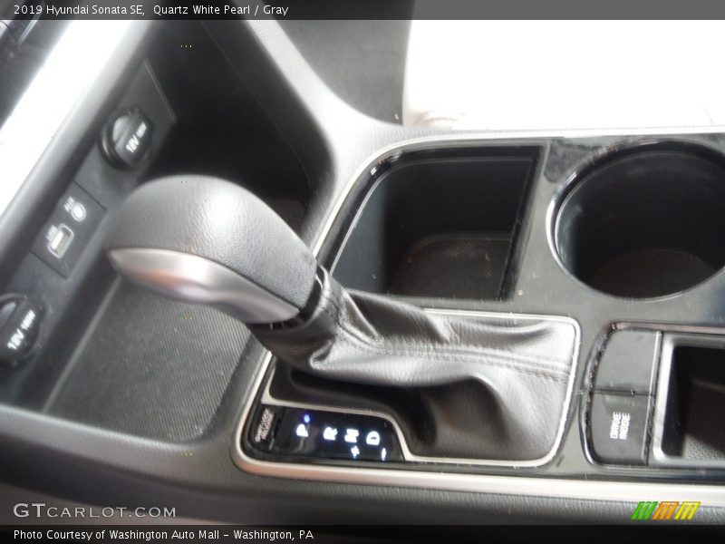Quartz White Pearl / Gray 2019 Hyundai Sonata SE