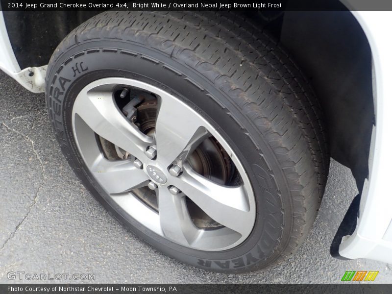 Bright White / Overland Nepal Jeep Brown Light Frost 2014 Jeep Grand Cherokee Overland 4x4