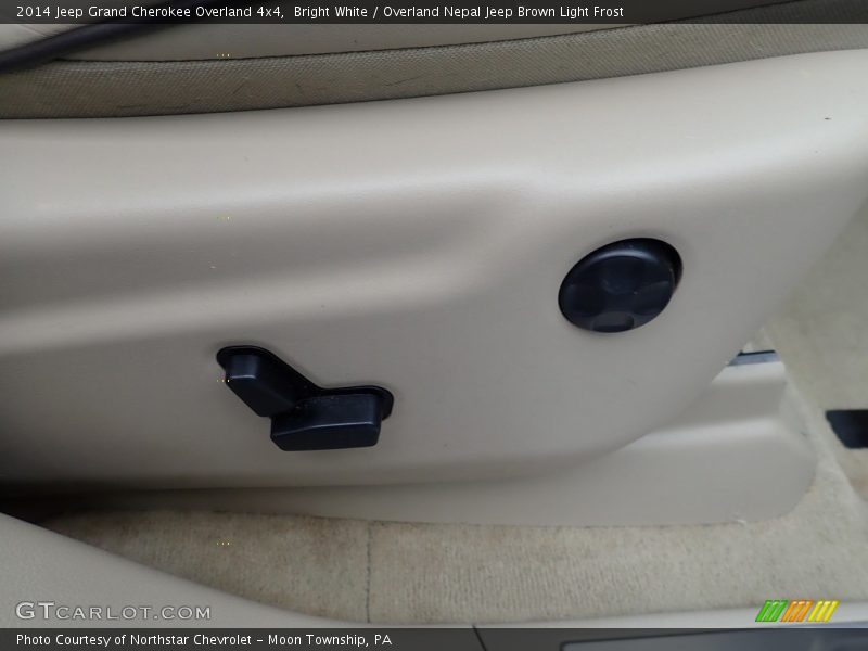 Bright White / Overland Nepal Jeep Brown Light Frost 2014 Jeep Grand Cherokee Overland 4x4
