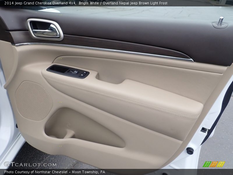 Bright White / Overland Nepal Jeep Brown Light Frost 2014 Jeep Grand Cherokee Overland 4x4