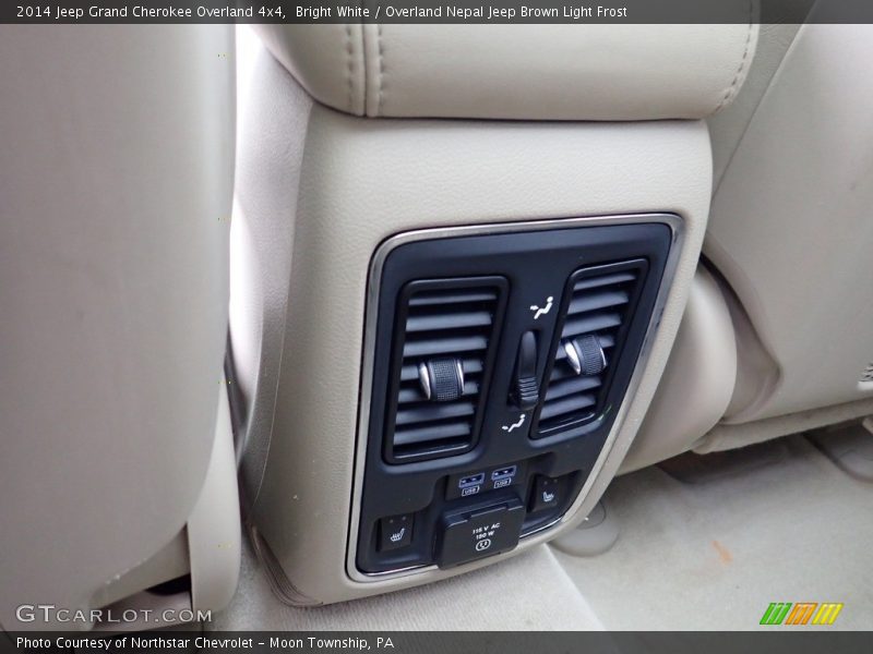 Bright White / Overland Nepal Jeep Brown Light Frost 2014 Jeep Grand Cherokee Overland 4x4