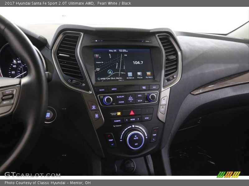 Controls of 2017 Santa Fe Sport 2.0T Ulitimate AWD