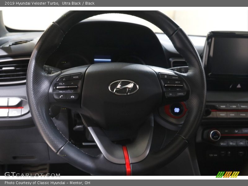 Ultra Black / Black 2019 Hyundai Veloster Turbo