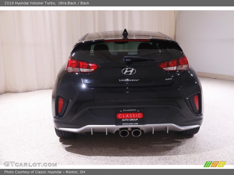 Ultra Black / Black 2019 Hyundai Veloster Turbo