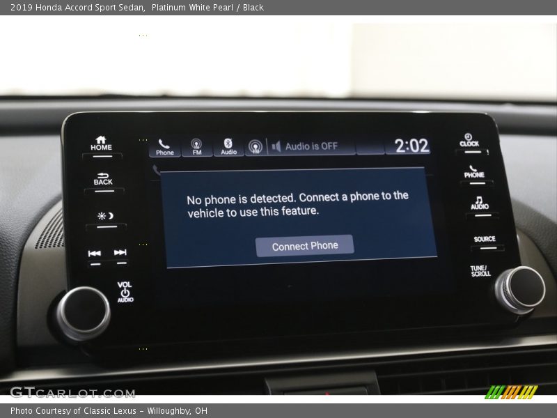 Platinum White Pearl / Black 2019 Honda Accord Sport Sedan