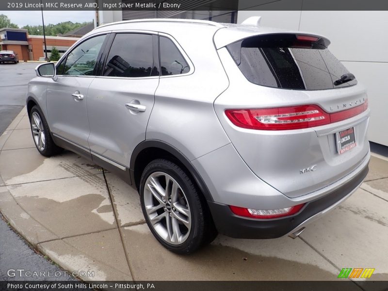 Ingot Silver Metallic / Ebony 2019 Lincoln MKC Reserve AWD