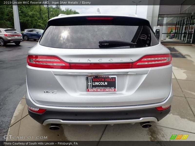 Ingot Silver Metallic / Ebony 2019 Lincoln MKC Reserve AWD