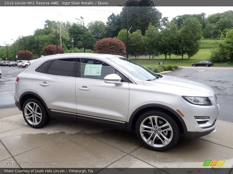 Ingot Silver Metallic / Ebony 2019 Lincoln MKC Reserve AWD