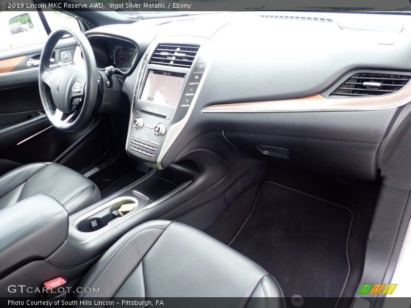 Ingot Silver Metallic / Ebony 2019 Lincoln MKC Reserve AWD