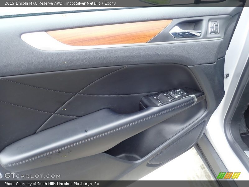 Ingot Silver Metallic / Ebony 2019 Lincoln MKC Reserve AWD