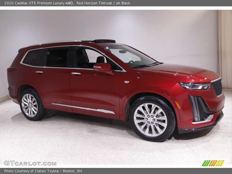 Red Horizon Tintcoat / Jet Black 2020 Cadillac XT6 Premium Luxury AWD