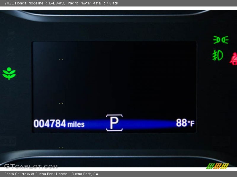 Pacific Pewter Metallic / Black 2021 Honda Ridgeline RTL-E AWD