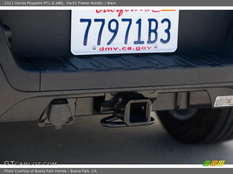Pacific Pewter Metallic / Black 2021 Honda Ridgeline RTL-E AWD
