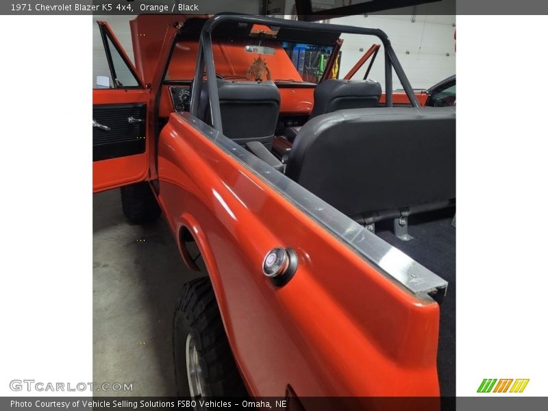 Orange / Black 1971 Chevrolet Blazer K5 4x4