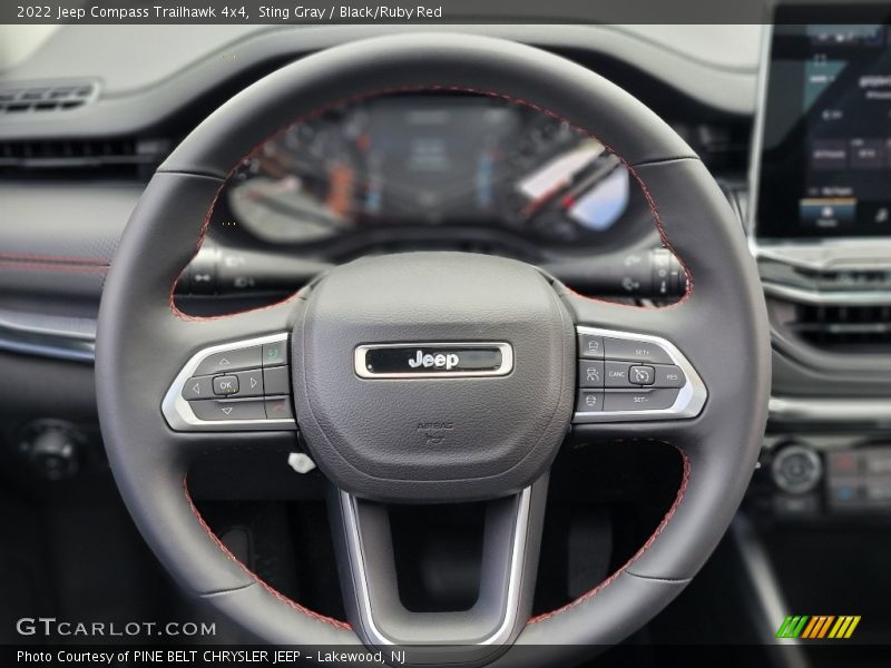 Sting Gray / Black/Ruby Red 2022 Jeep Compass Trailhawk 4x4
