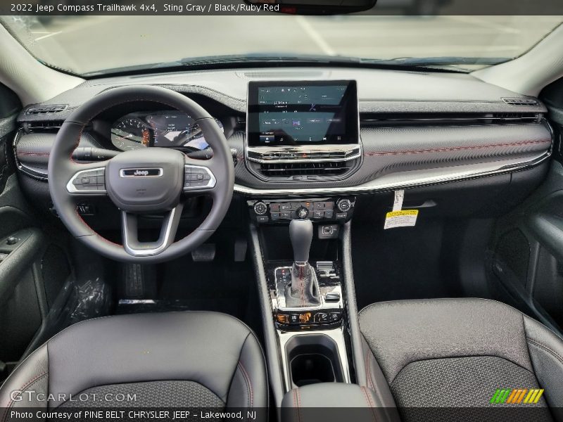 Sting Gray / Black/Ruby Red 2022 Jeep Compass Trailhawk 4x4