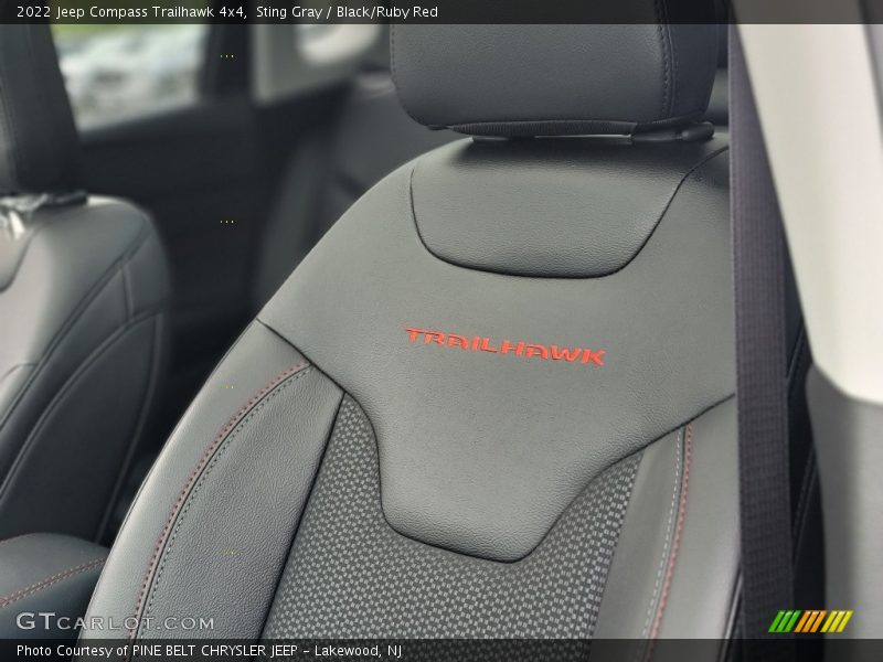 Sting Gray / Black/Ruby Red 2022 Jeep Compass Trailhawk 4x4