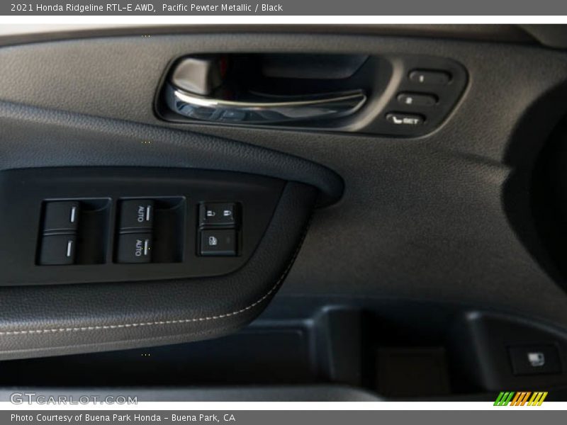 Pacific Pewter Metallic / Black 2021 Honda Ridgeline RTL-E AWD