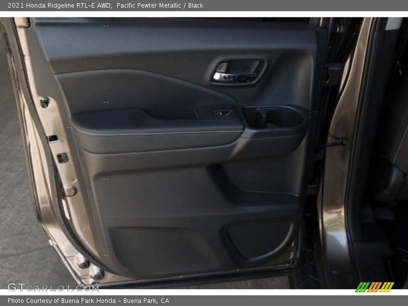 Pacific Pewter Metallic / Black 2021 Honda Ridgeline RTL-E AWD