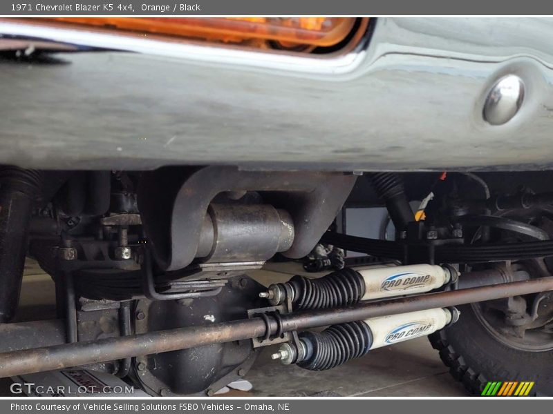 Undercarriage of 1971 Blazer K5 4x4