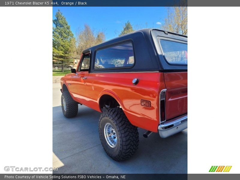 Orange / Black 1971 Chevrolet Blazer K5 4x4