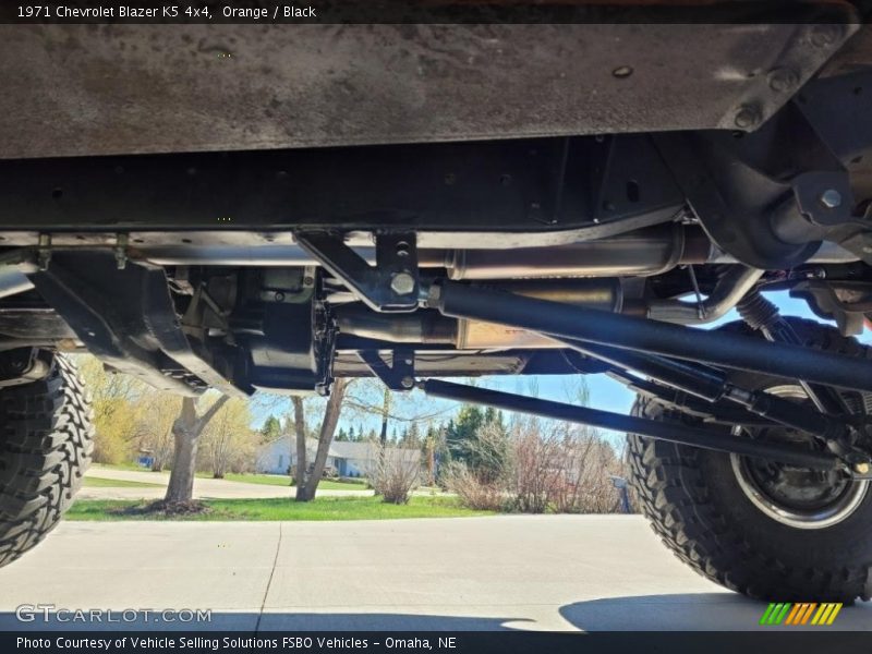Undercarriage of 1971 Blazer K5 4x4