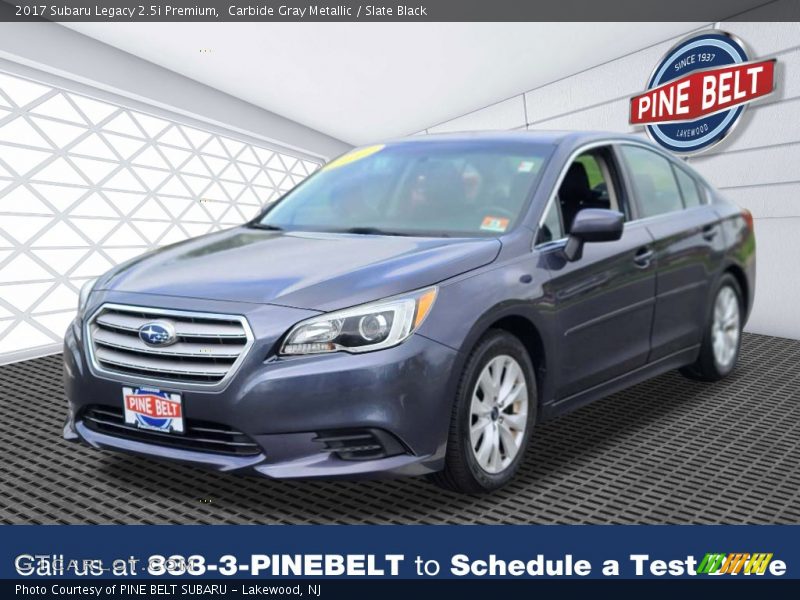Carbide Gray Metallic / Slate Black 2017 Subaru Legacy 2.5i Premium