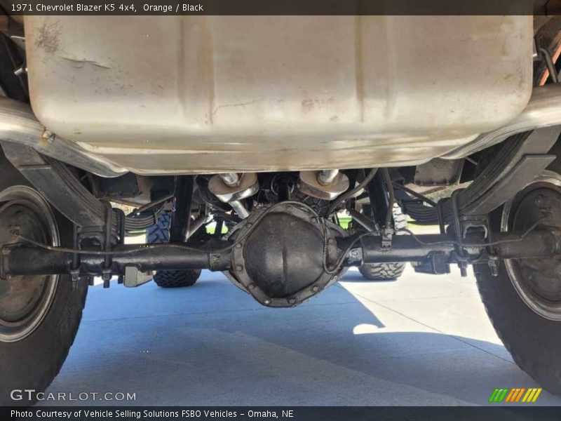 Undercarriage of 1971 Blazer K5 4x4