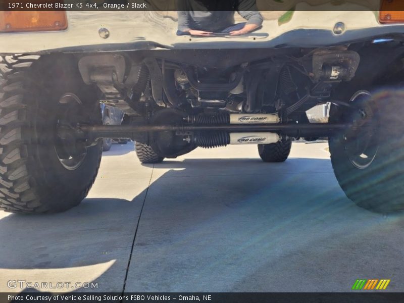 Orange / Black 1971 Chevrolet Blazer K5 4x4