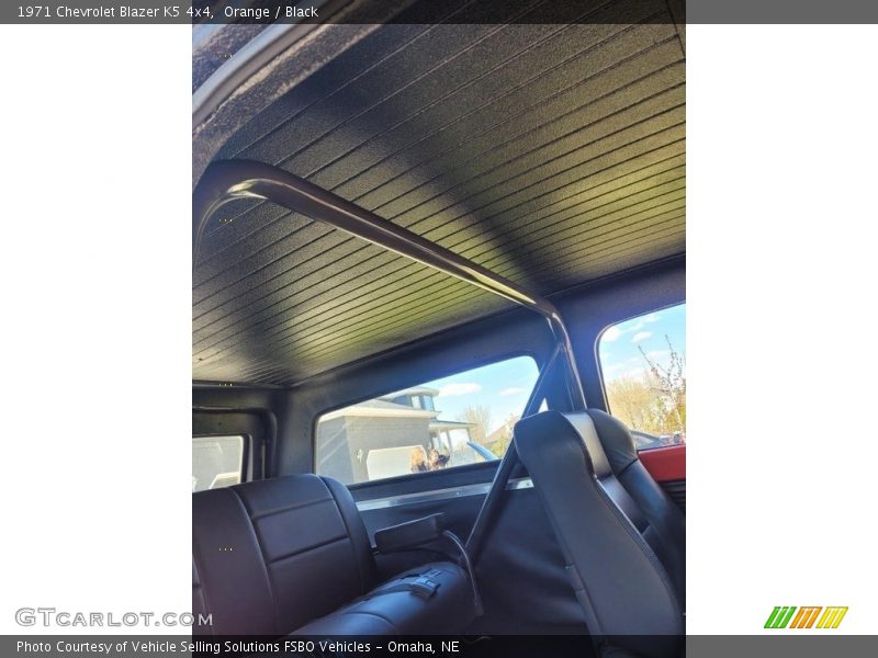 Orange / Black 1971 Chevrolet Blazer K5 4x4