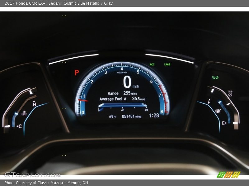  2017 Civic EX-T Sedan EX-T Sedan Gauges