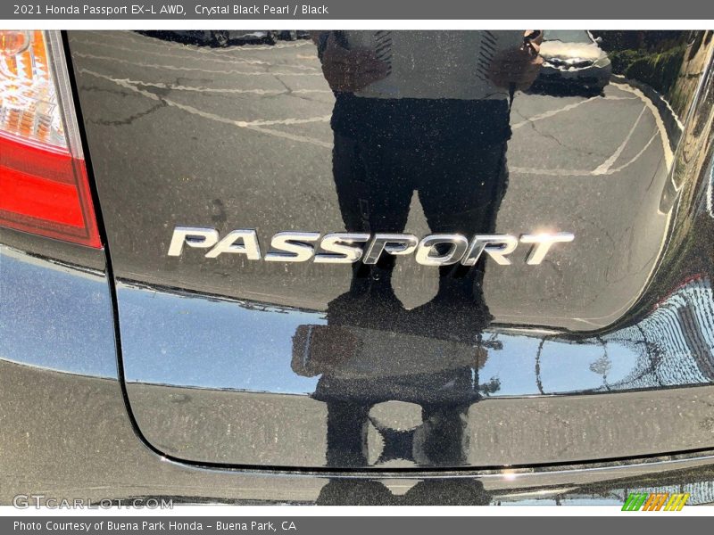 Crystal Black Pearl / Black 2021 Honda Passport EX-L AWD