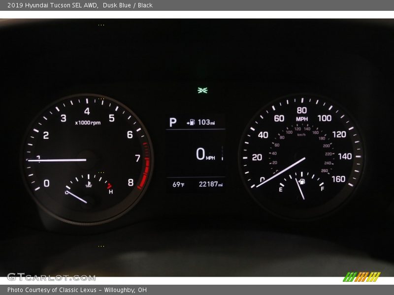 Dusk Blue / Black 2019 Hyundai Tucson SEL AWD