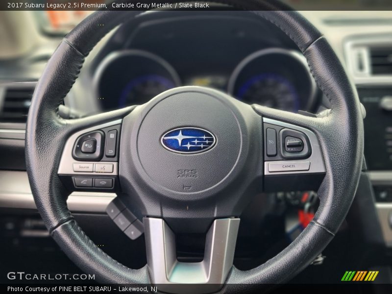 Carbide Gray Metallic / Slate Black 2017 Subaru Legacy 2.5i Premium