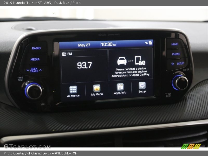 Dusk Blue / Black 2019 Hyundai Tucson SEL AWD