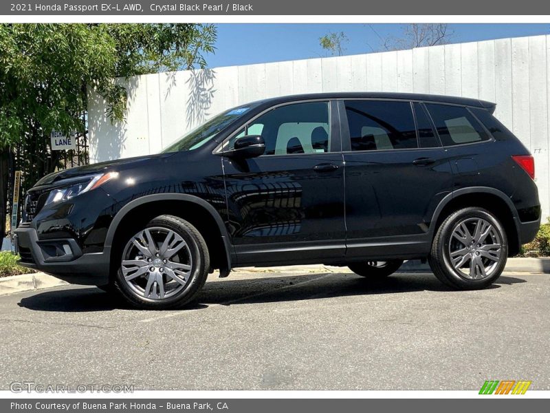 Crystal Black Pearl / Black 2021 Honda Passport EX-L AWD