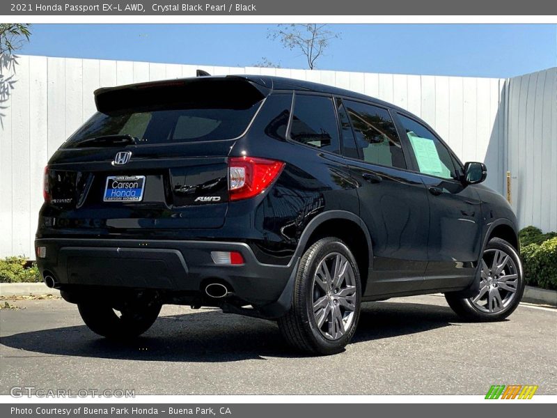 Crystal Black Pearl / Black 2021 Honda Passport EX-L AWD