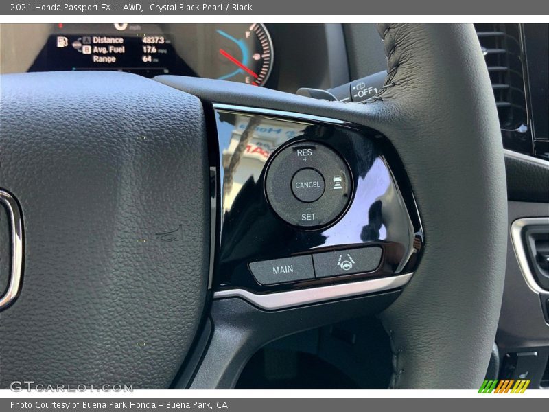 Crystal Black Pearl / Black 2021 Honda Passport EX-L AWD