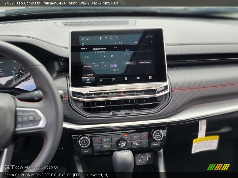Sting Gray / Black/Ruby Red 2022 Jeep Compass Trailhawk 4x4