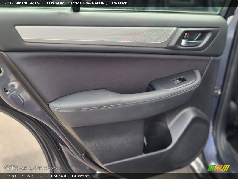 Carbide Gray Metallic / Slate Black 2017 Subaru Legacy 2.5i Premium