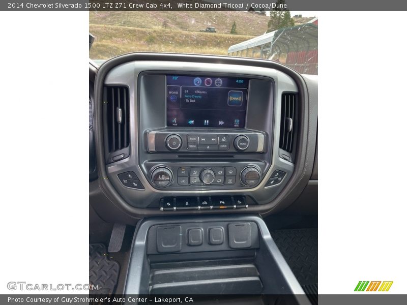 White Diamond Tricoat / Cocoa/Dune 2014 Chevrolet Silverado 1500 LTZ Z71 Crew Cab 4x4