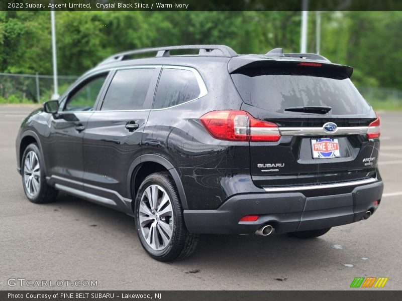 Crystal Black Silica / Warm Ivory 2022 Subaru Ascent Limited