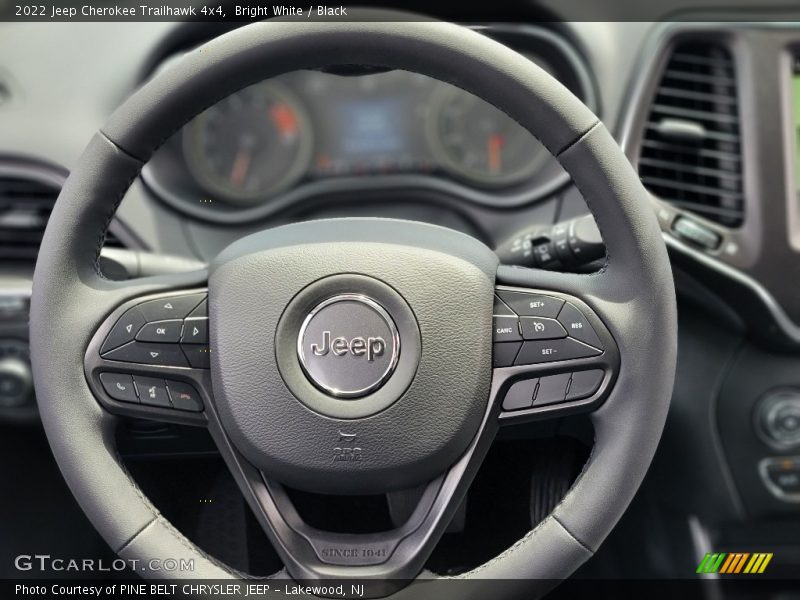 Bright White / Black 2022 Jeep Cherokee Trailhawk 4x4