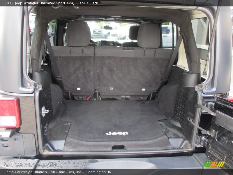 Black / Black 2012 Jeep Wrangler Unlimited Sport 4x4