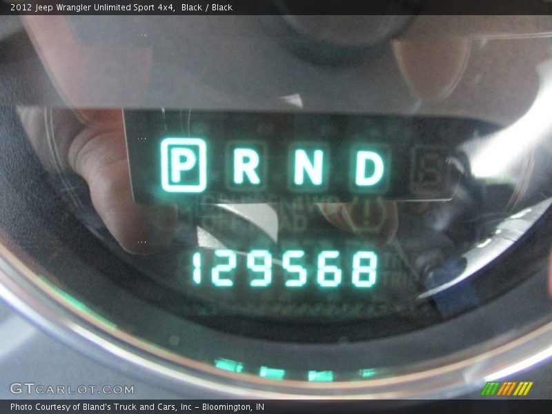Black / Black 2012 Jeep Wrangler Unlimited Sport 4x4