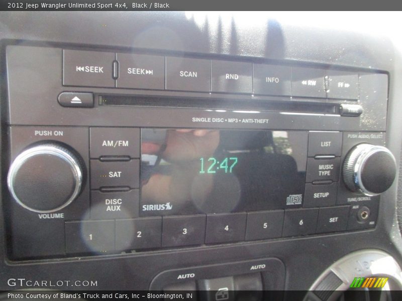 Black / Black 2012 Jeep Wrangler Unlimited Sport 4x4