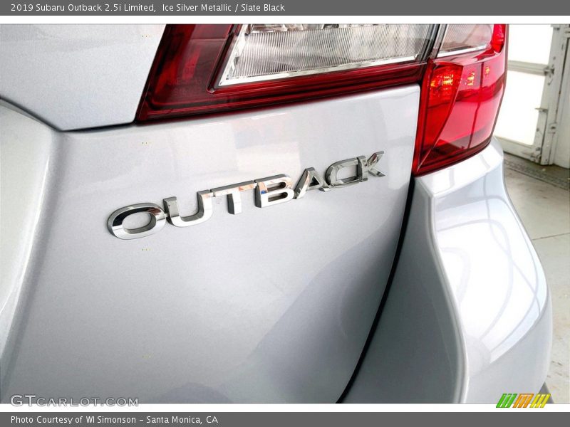 Ice Silver Metallic / Slate Black 2019 Subaru Outback 2.5i Limited