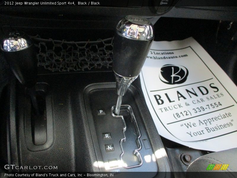 Black / Black 2012 Jeep Wrangler Unlimited Sport 4x4