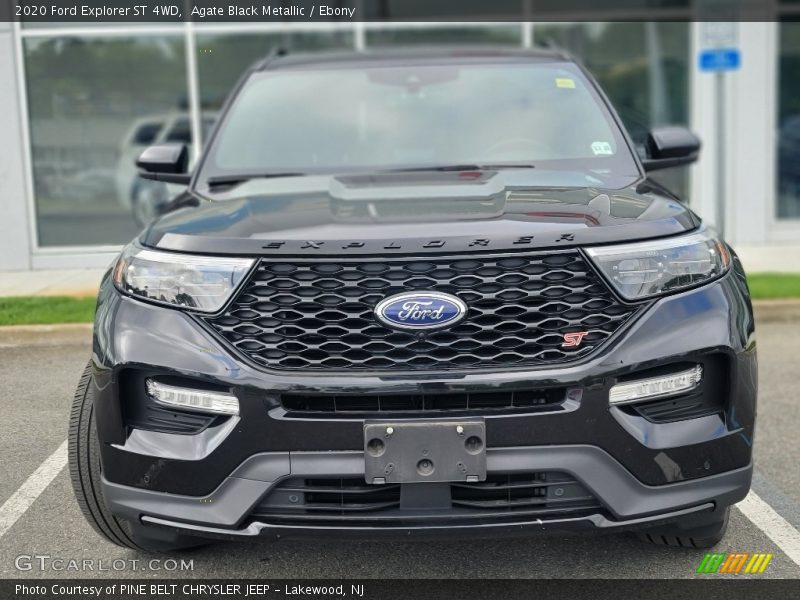 Agate Black Metallic / Ebony 2020 Ford Explorer ST 4WD