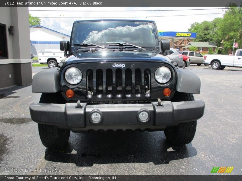 Black / Black 2012 Jeep Wrangler Unlimited Sport 4x4